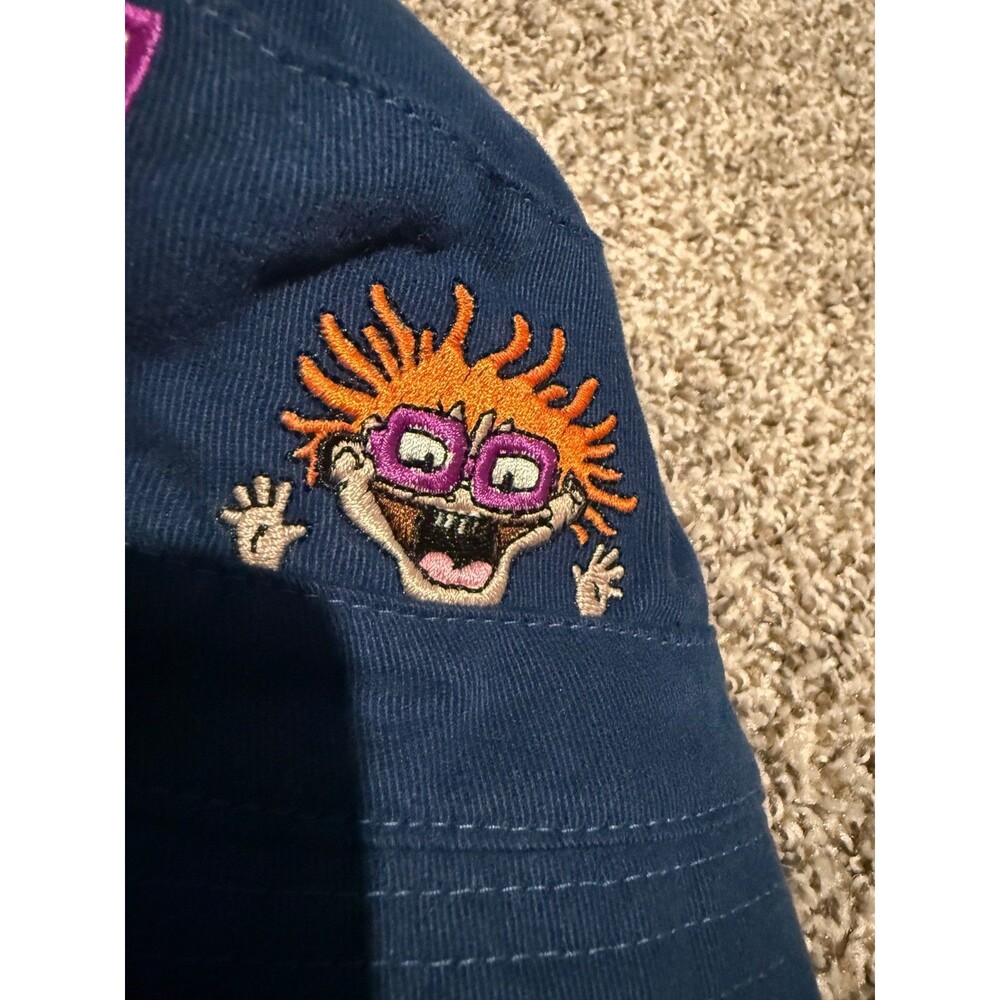 Vintage Rugrats Denim Bucket Hat 1999 Chucky Baby Toddler Nickelodeon Cartoon - Picture 7 of 9